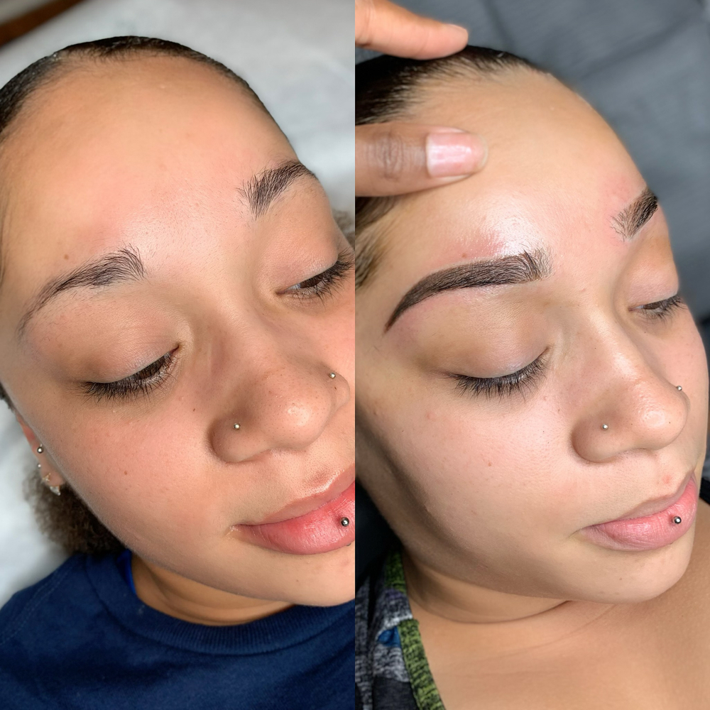 Ombrè Powder Brow Tattoo