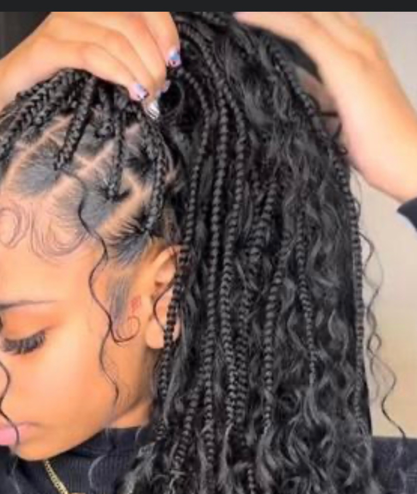Bohemian Knotless Box Braids