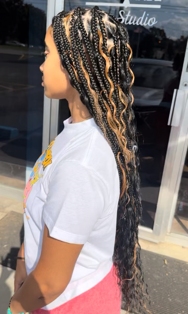 Bohemian Knotless Box Braids