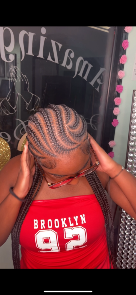 10 STITCH BRAIDS at Crownedbyshanti in Pontotoc, MS