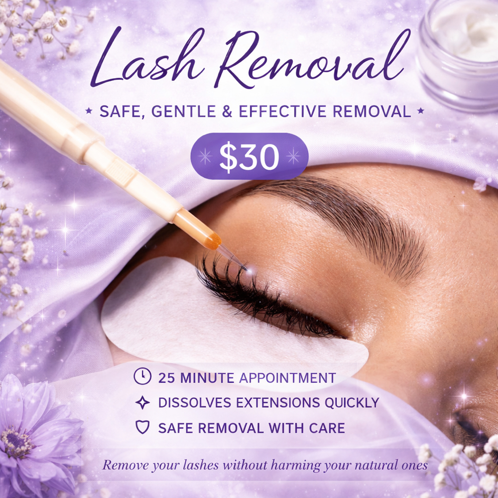 Lash Extension Removal at Lashed by Suzee in Kansas City, MO