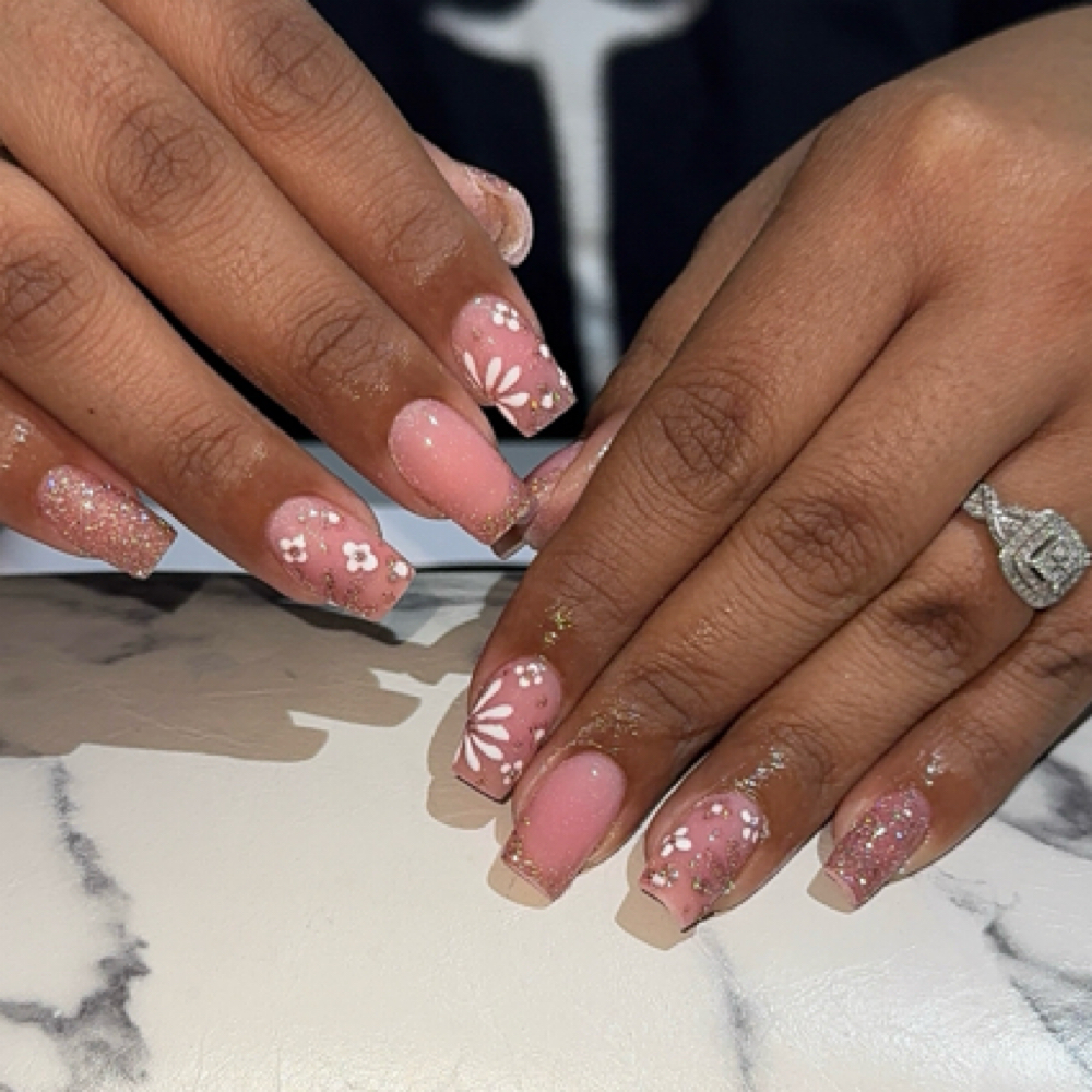 Polygel overlay retouch at Llarena Cosmetics in Lynn, MA