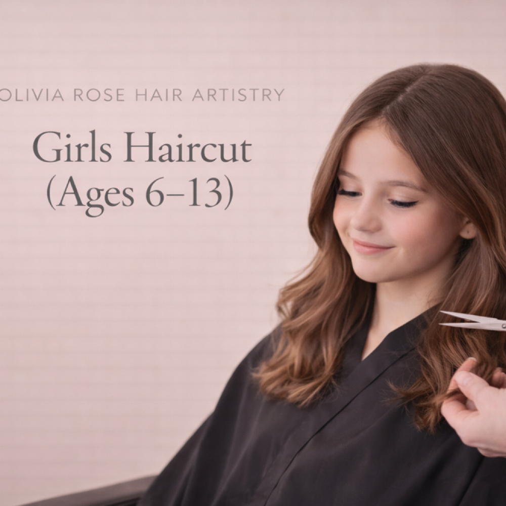 Girls Haircut (Ages 6–13) at Olivia Rose Hair Artistry in Pearland, TX