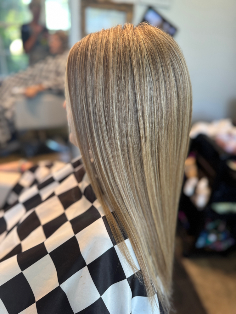 Dry Cut With Straightening at Blondie’s in Spencer, TN