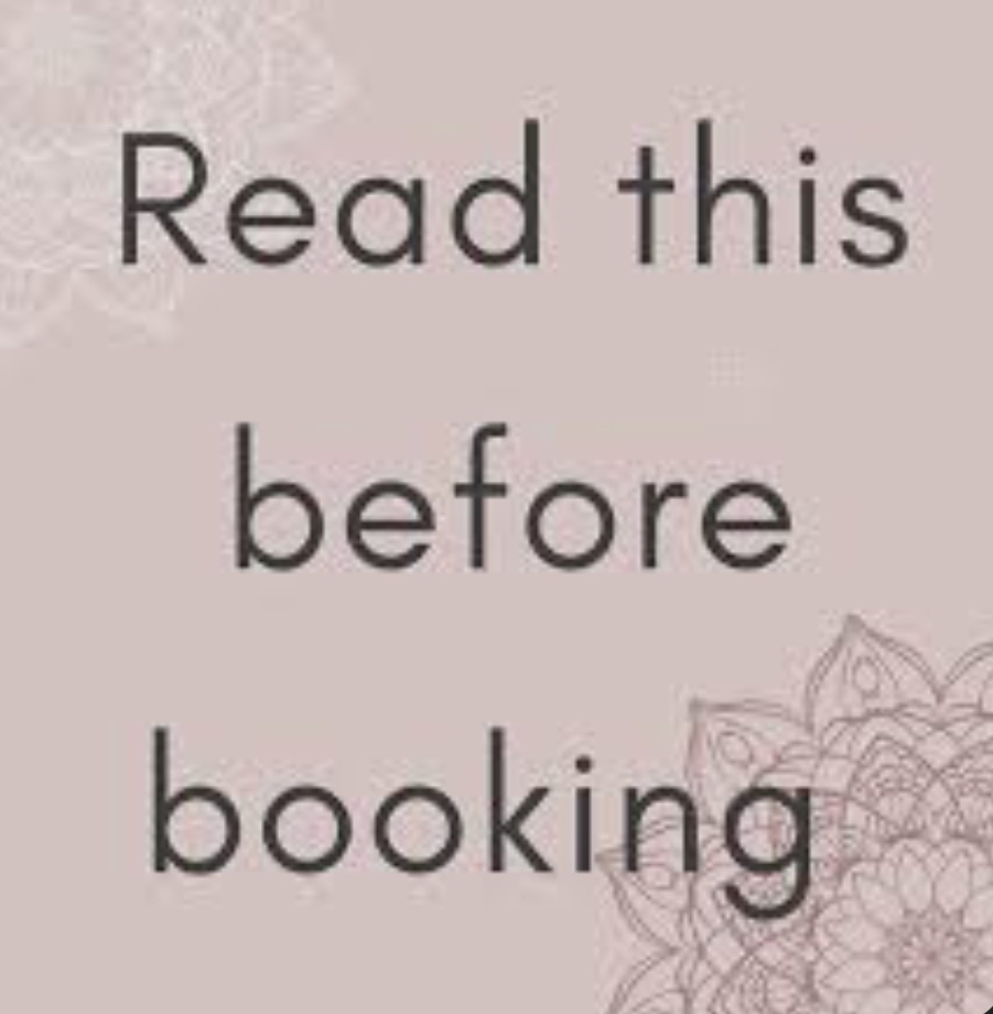 CLICK (i) TO Read BEFORE Booking!