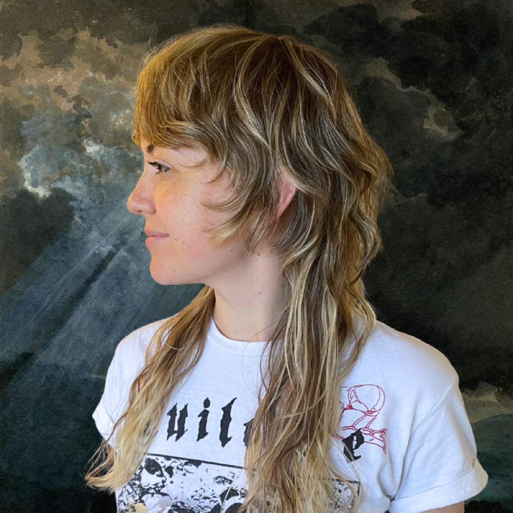 new client haircut at bramblebangs in portland, OR