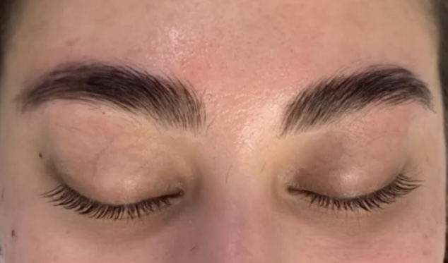 Eyebrow Lamination and tint