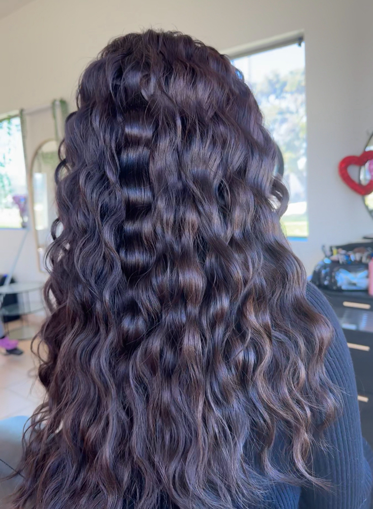 CRIMPED HAIR