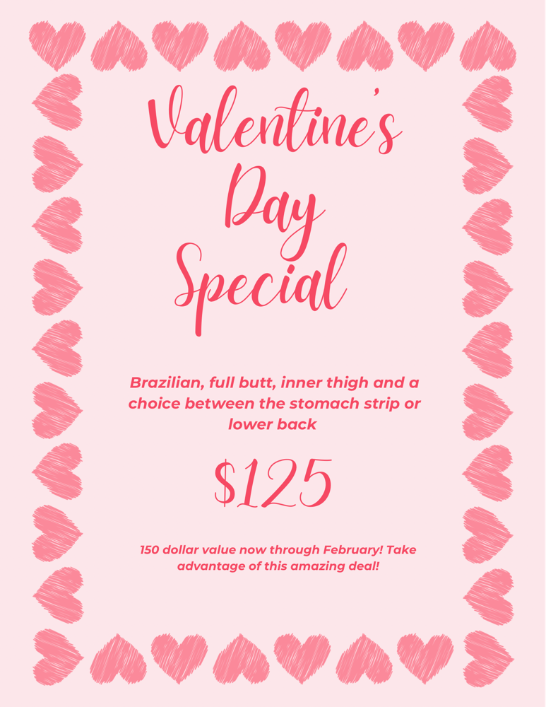 Valentines Day Special at Wickedly  Waxed Esthetics in Phoenix, AZ