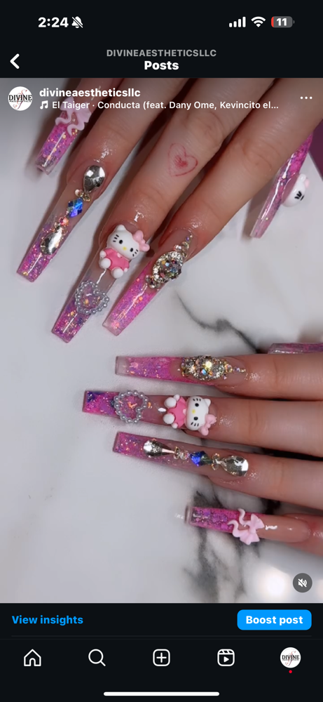 Acrylic Nail Fill