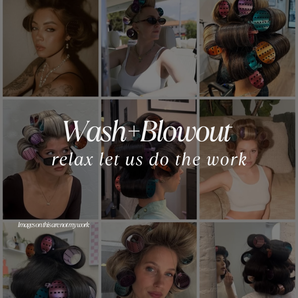 Wash+Blow Out