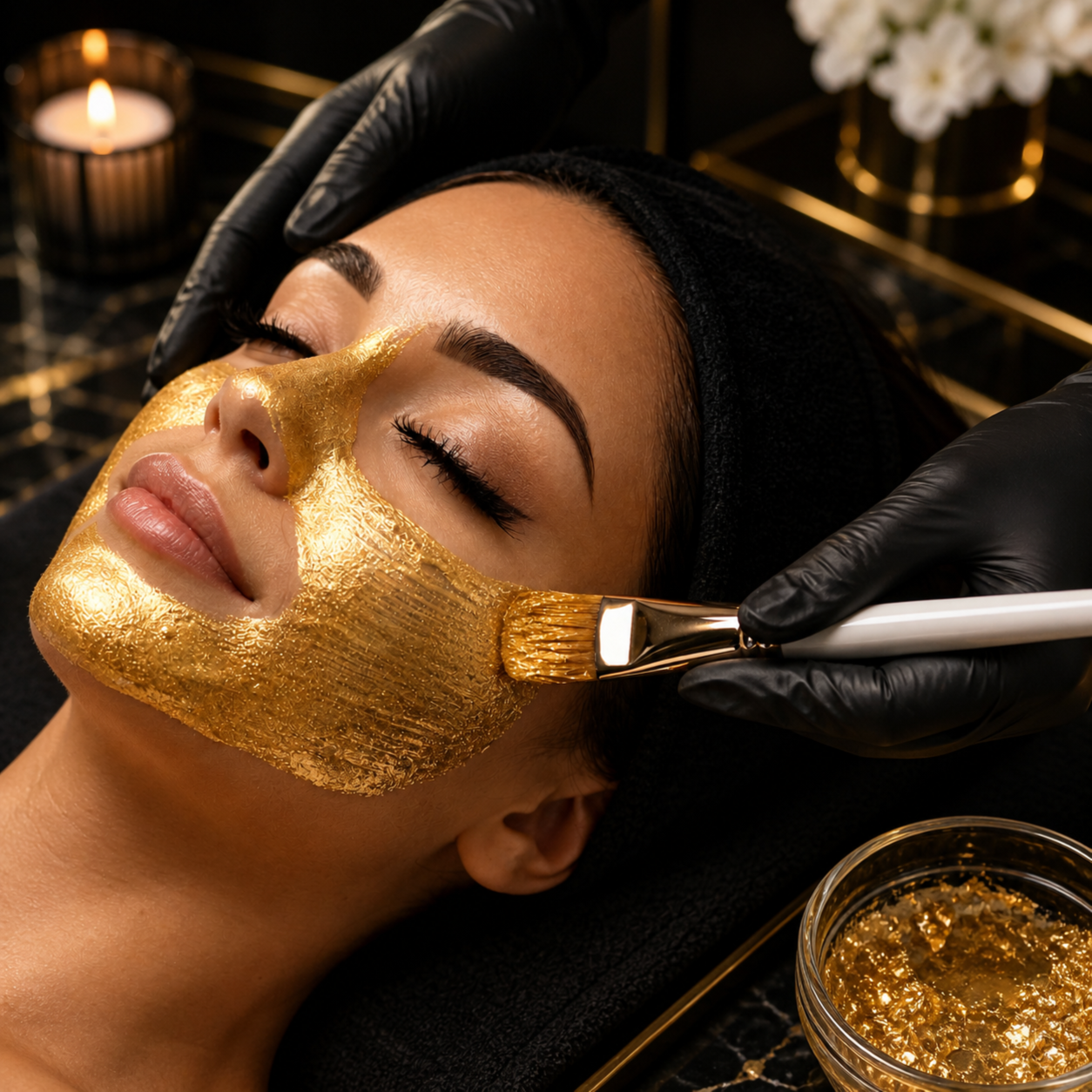 Facial - Deep Cleansing 24k at Le Bijou Nails and Spa Salon in Houston, TX