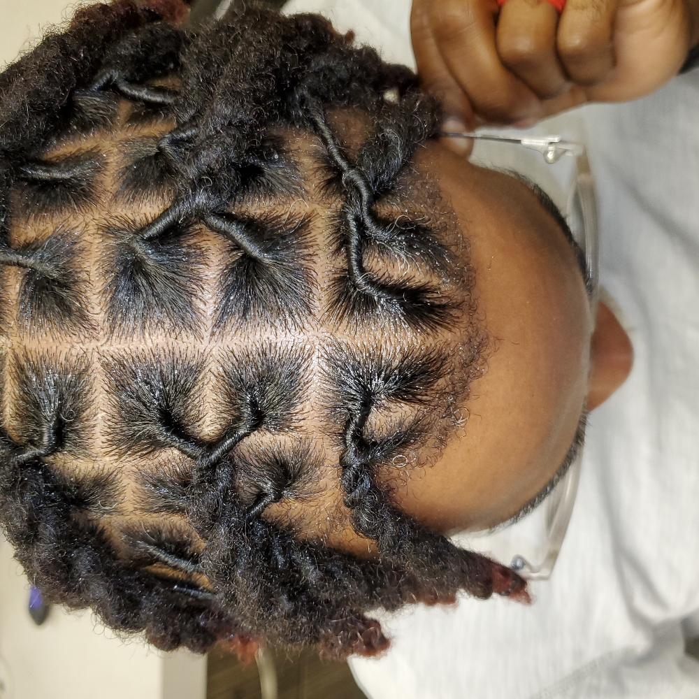 Adult's Locs Styles" twist" Shampoo at Josephine's Girls Hair Studio💜🦋 in Houston, TX