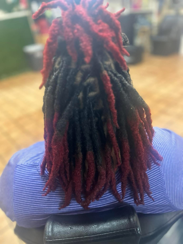 Color on loc tips