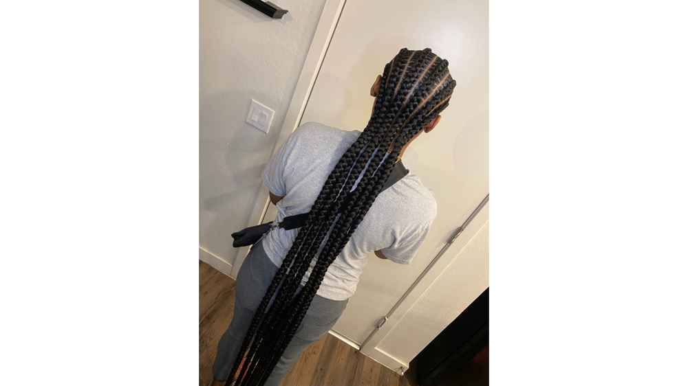 6 Ankle Length Stitch Braids