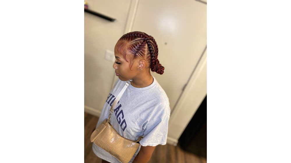 4 Criss Cross Braids