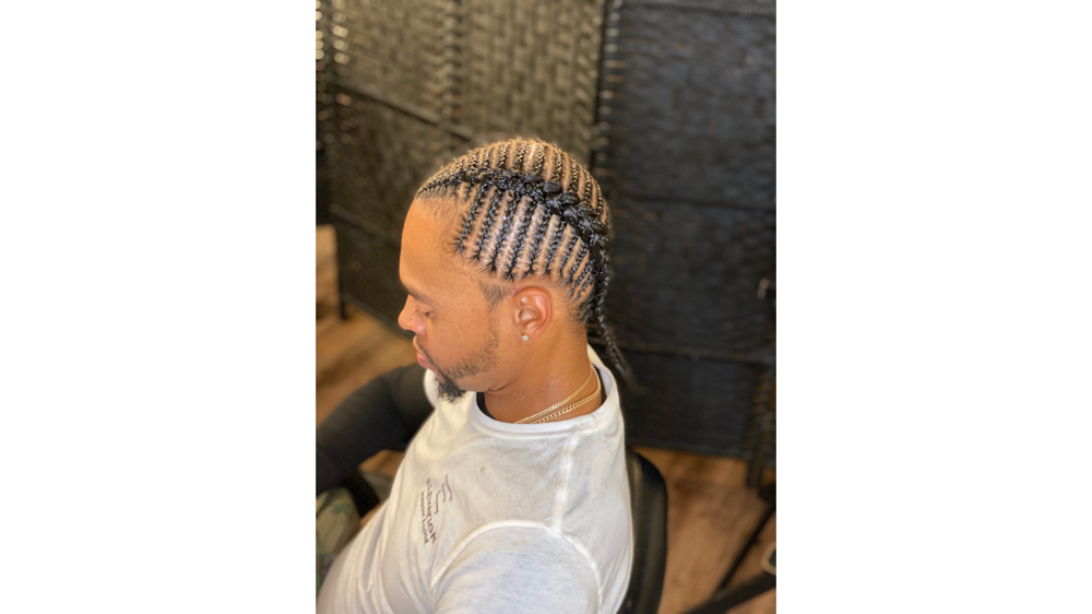 Man Fishbone Braids