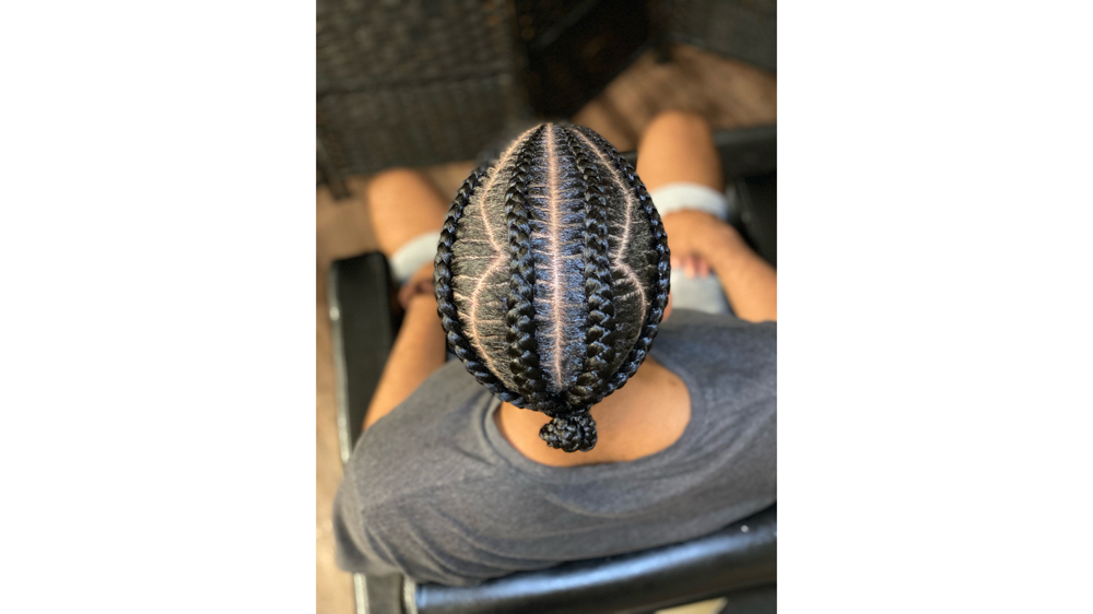 Mens 4 Stitch Braids (undercut)