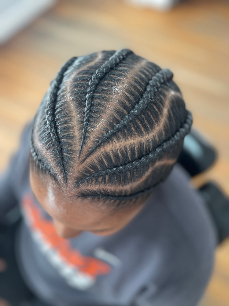 6 Simple Braids/ 6 Trensas at Braids By Aurora in Houston, TX