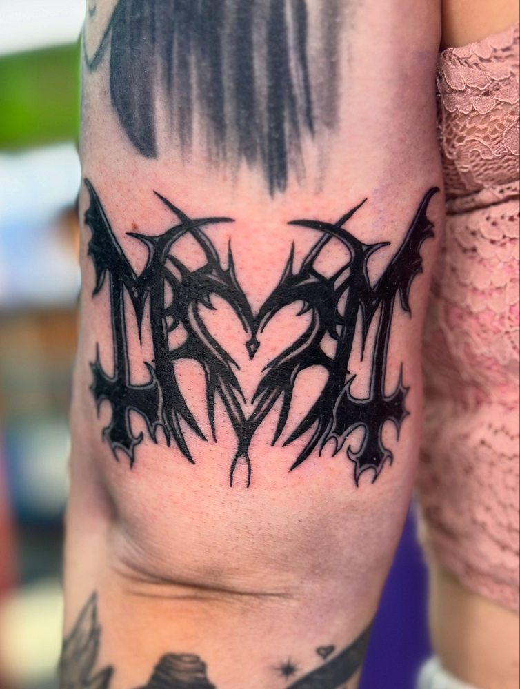 Cybersigilism And Blackwork Tattoos at Heavenly Loves Tattoos in Twentynine Palms, CA