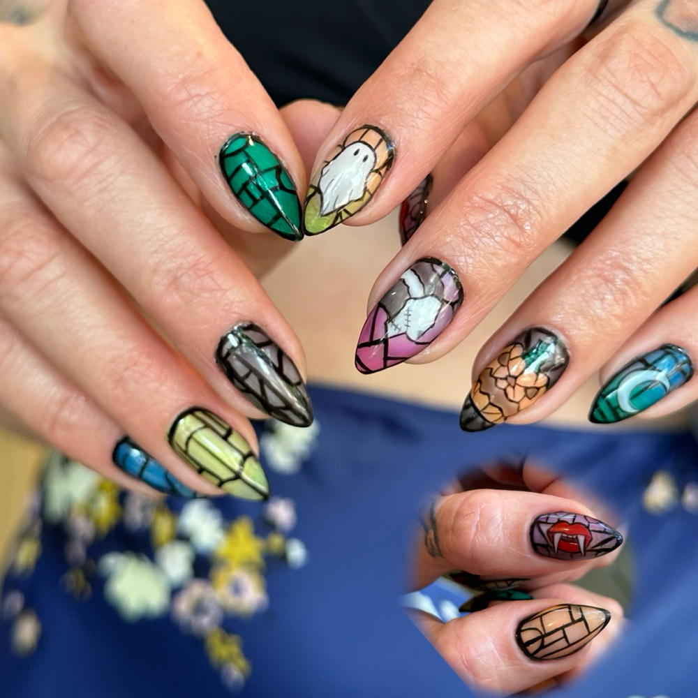 Super Sassy Gel Mani at Tatted nails in Richmond, VA