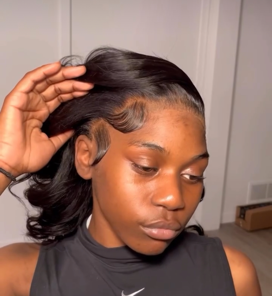 Frontal Wig Install at Magic Hands in Eastpoint, MI