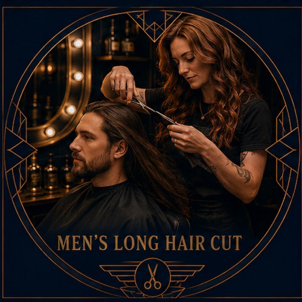 Men’s Long Haircut (6in+) at Mage Salon in West Des Moines, IA