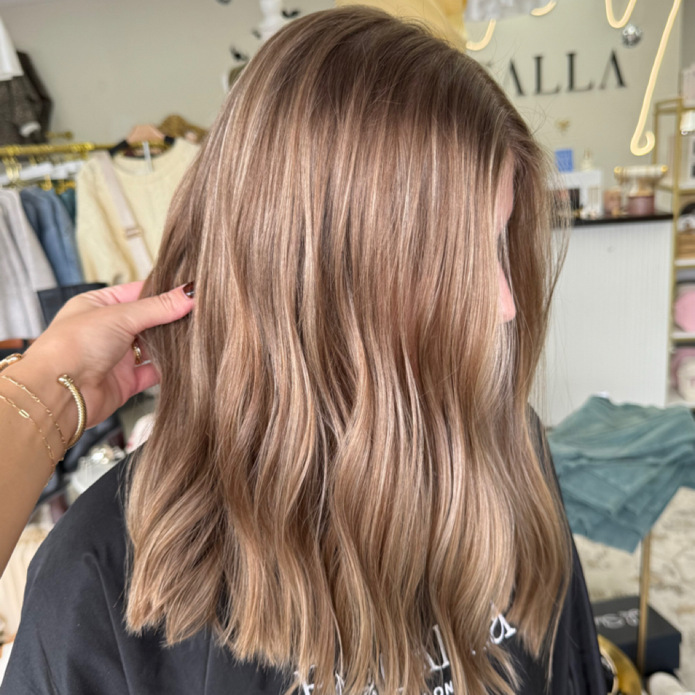 Full Highlight With Root Color