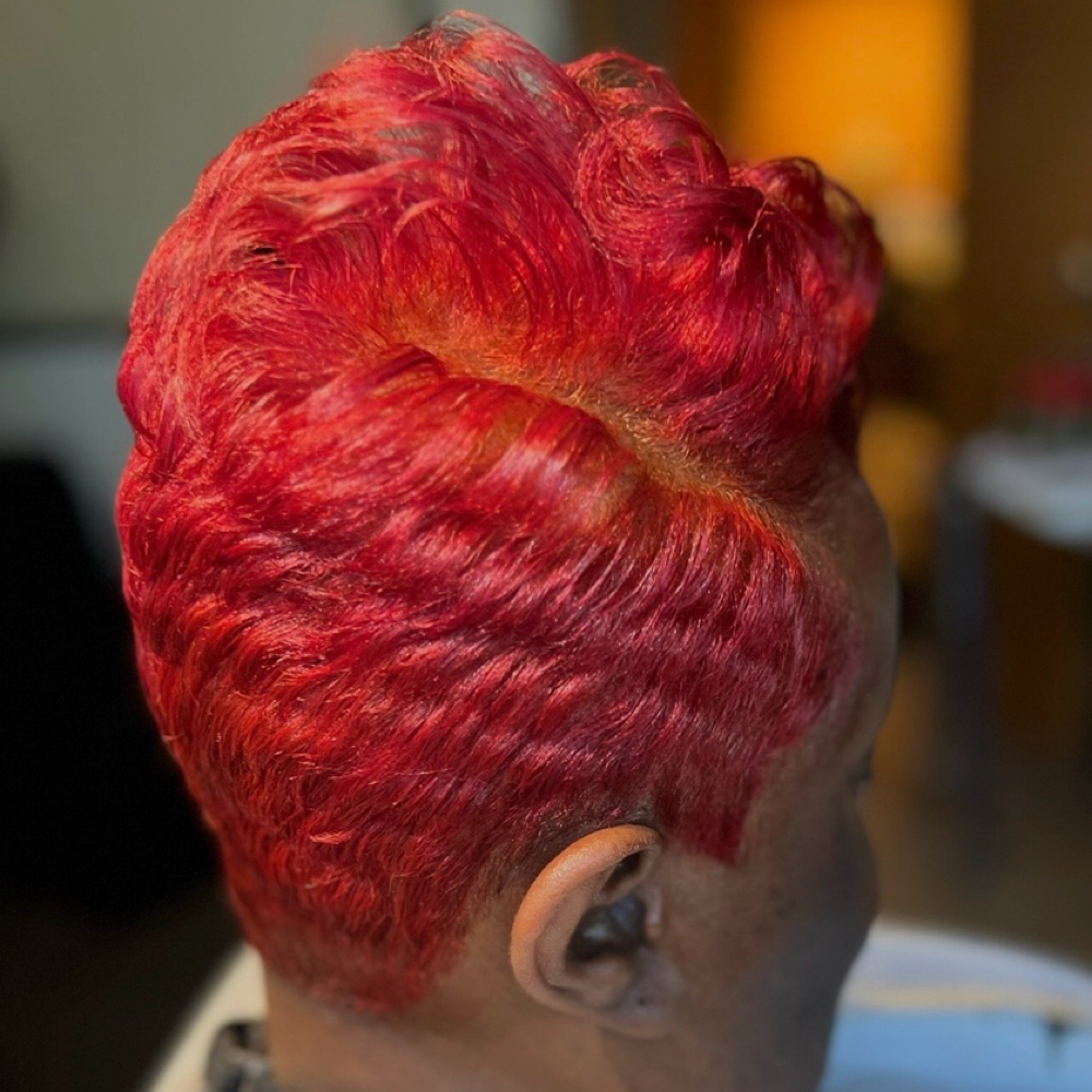 Short Hair Funky Mohawk💕 at NERDY GIRL BEAUTY STUDIO ✨✨ in 48034