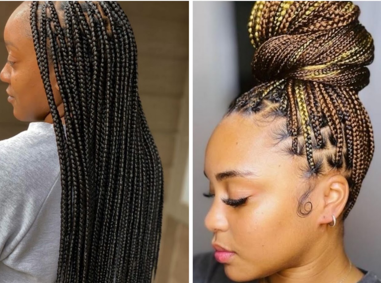 Medium Knotless Braids at Braid'd by Jenn in Durham, NC