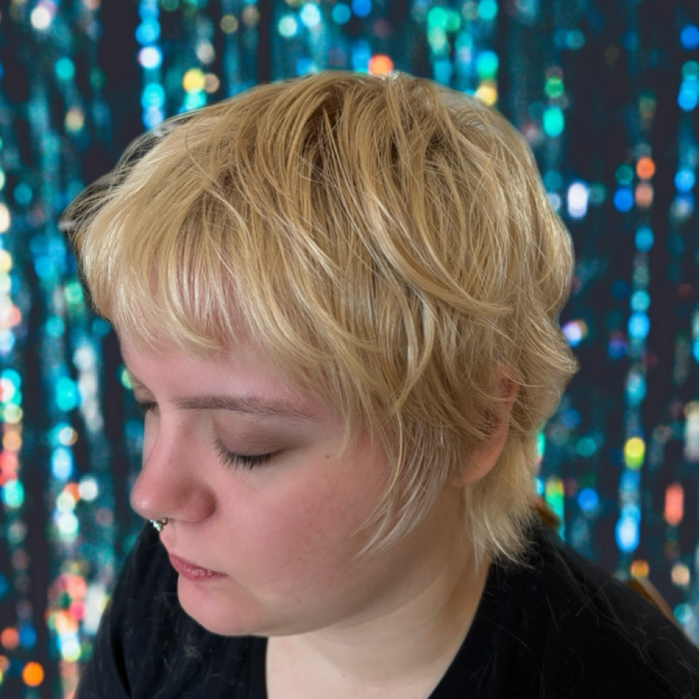Above the ear/Pixie at Hair By Ayla in Beaverton, OR