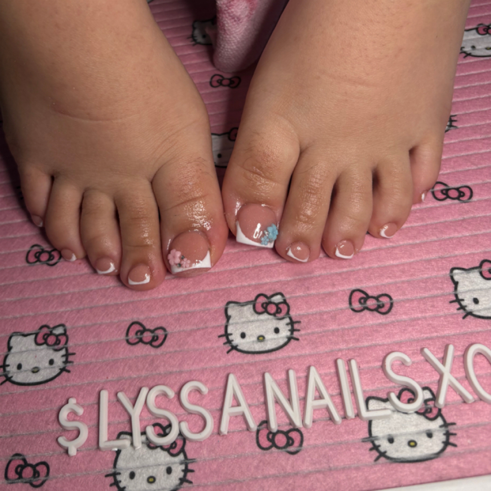 acrylic Toes at Lyssanailsxo in Perth Amboy, NJ