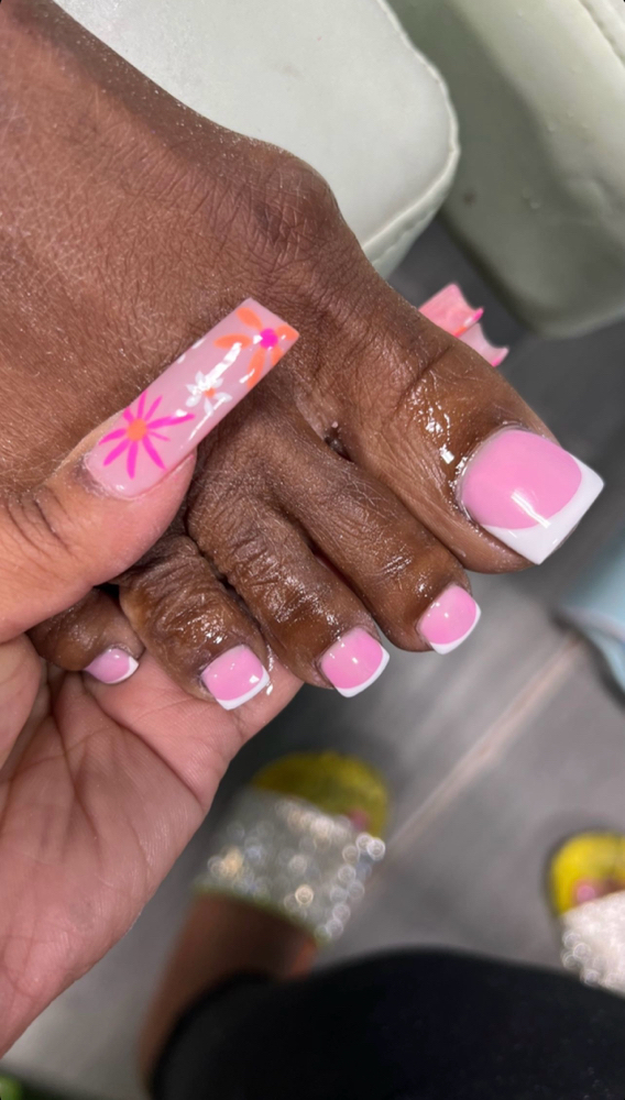 Acrylic Toes Full Set Add On