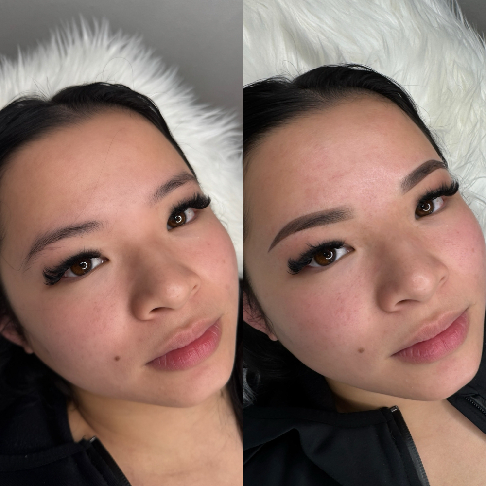 Ombré Powder Brows at The Boujee Ink Studio PMU in Cedar Park, TX
