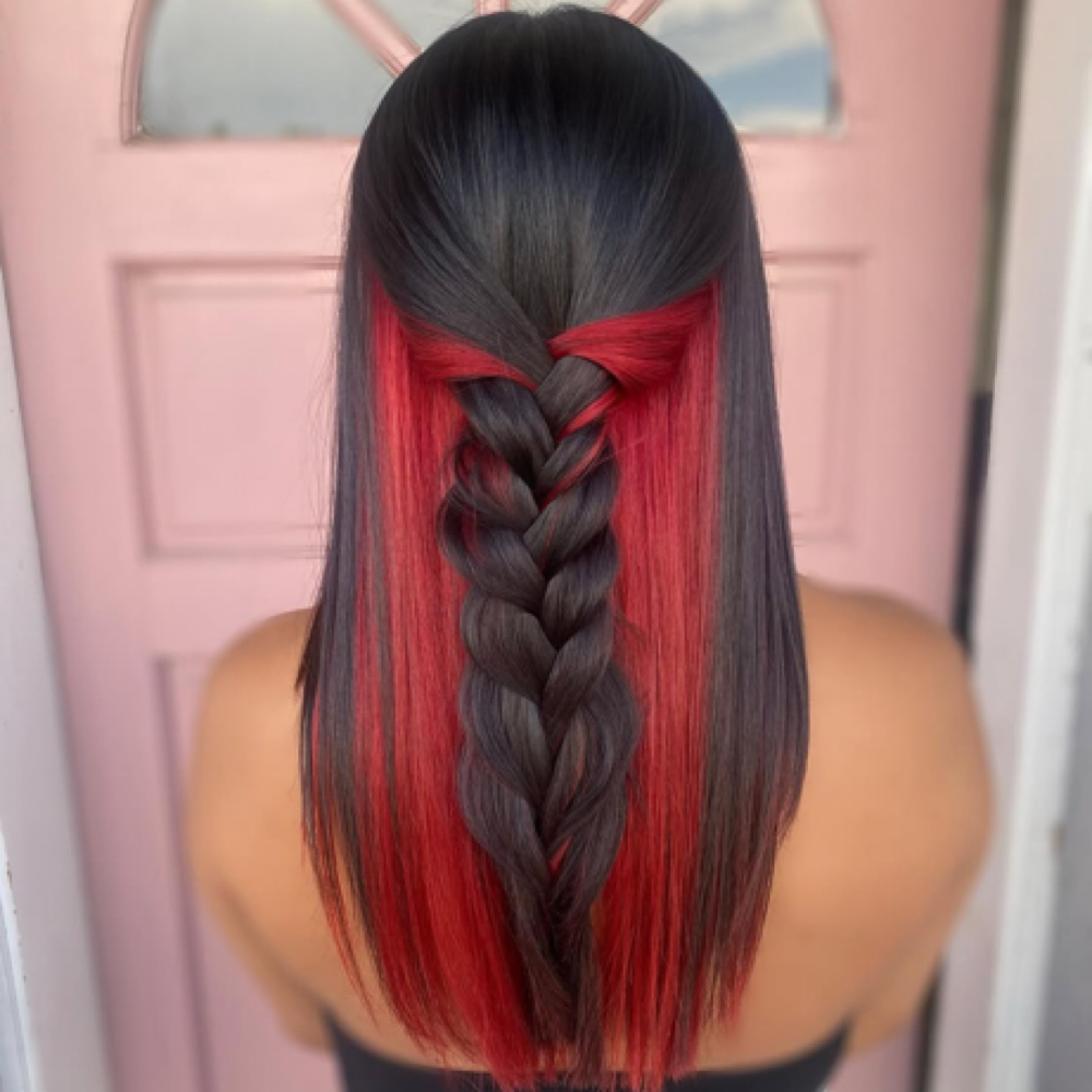 Partial fun color at HONEY GLAM in Idaho Falls, ID