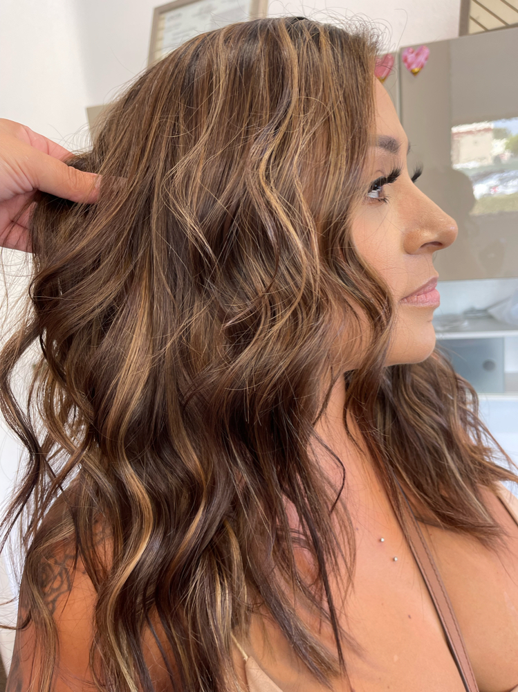 Balayage Foiling