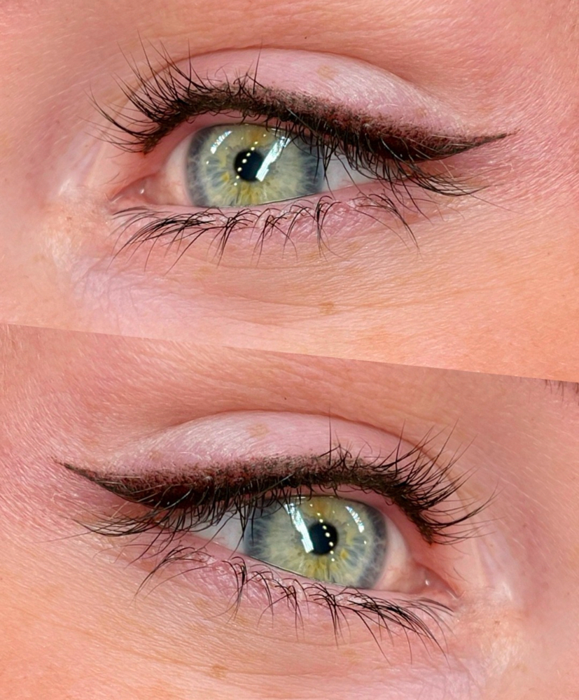 Winged Eyeliner Tattoo