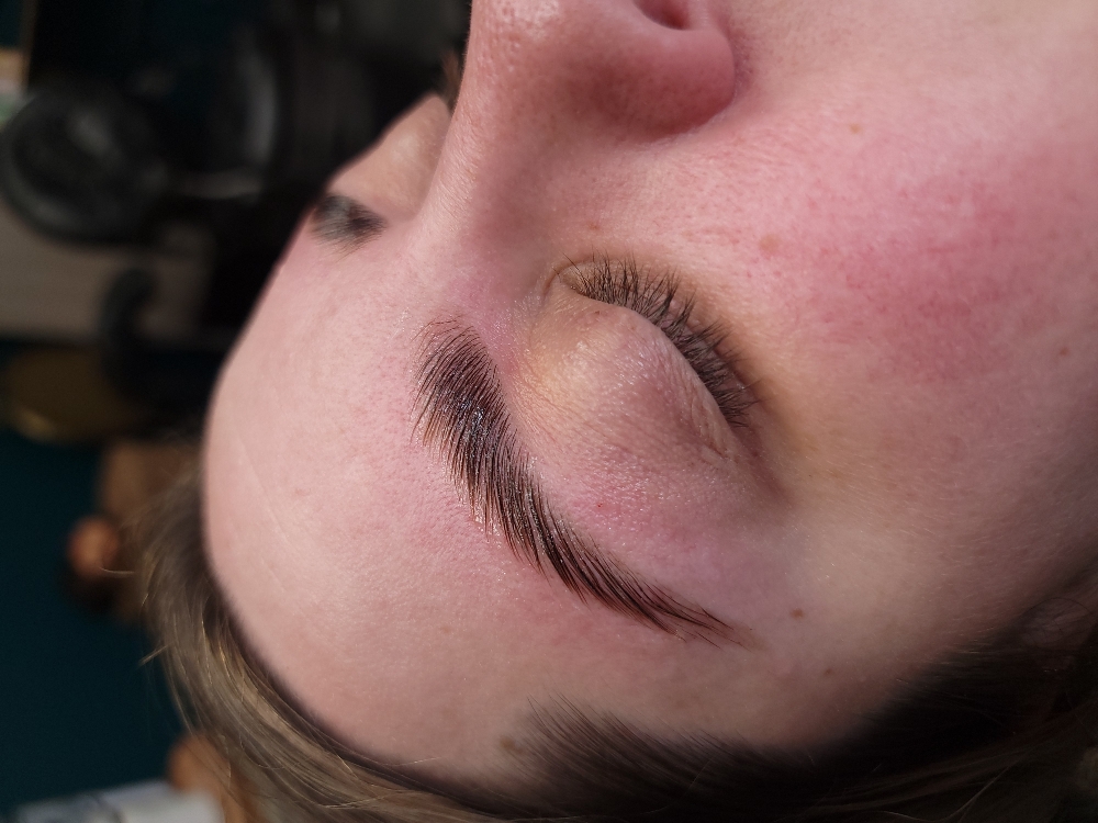 Brow Lamination and Tint