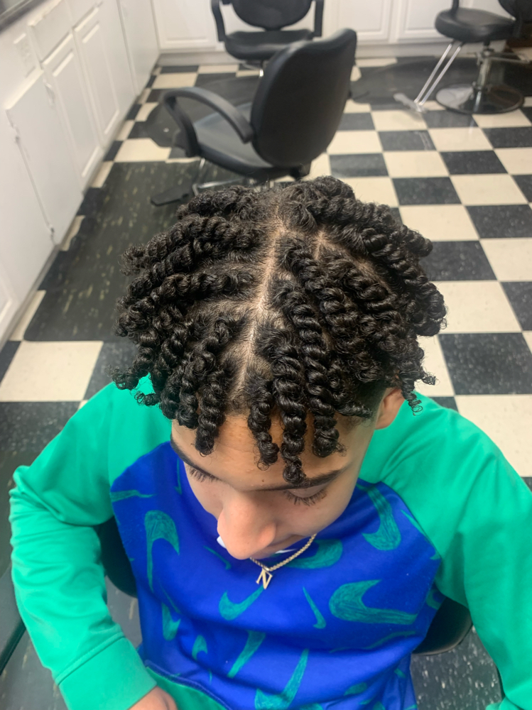 Mens 2 Strand Twist