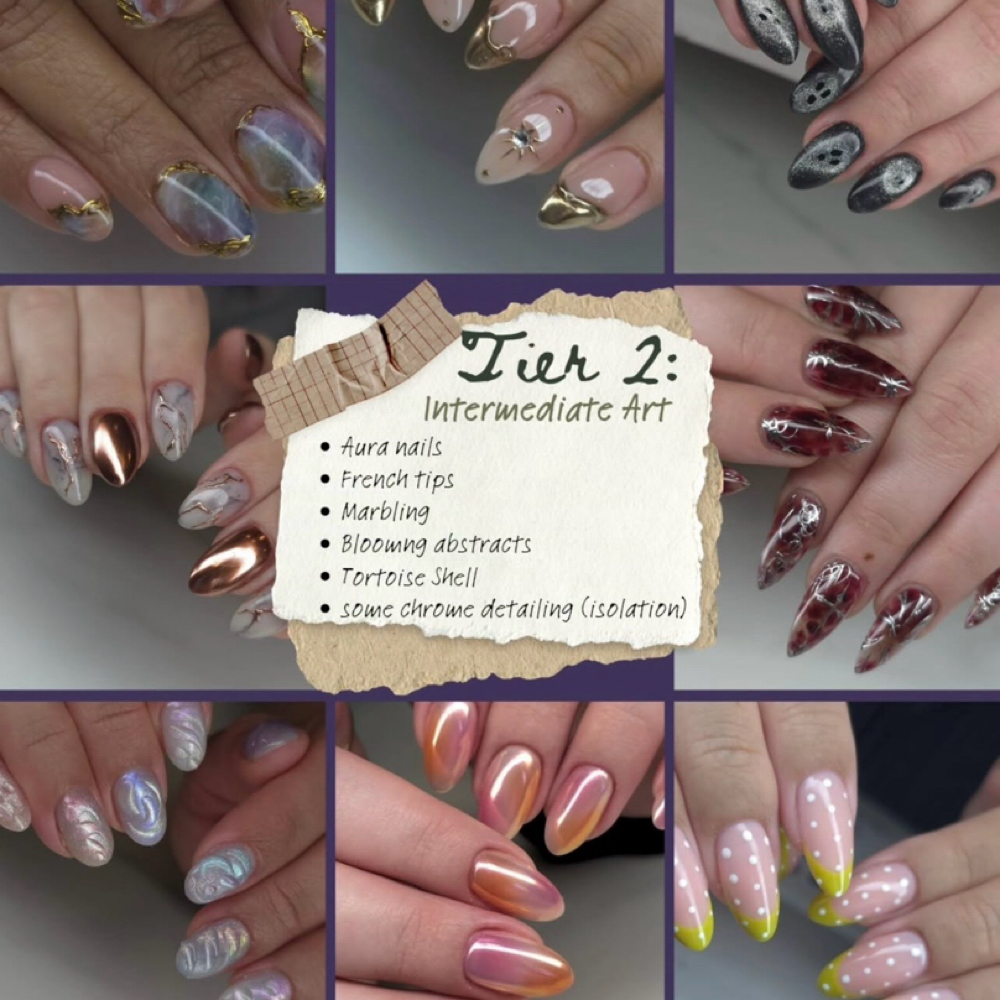 Tier Two | Intermediate Art at Crystal Star Nails in Clute, TX