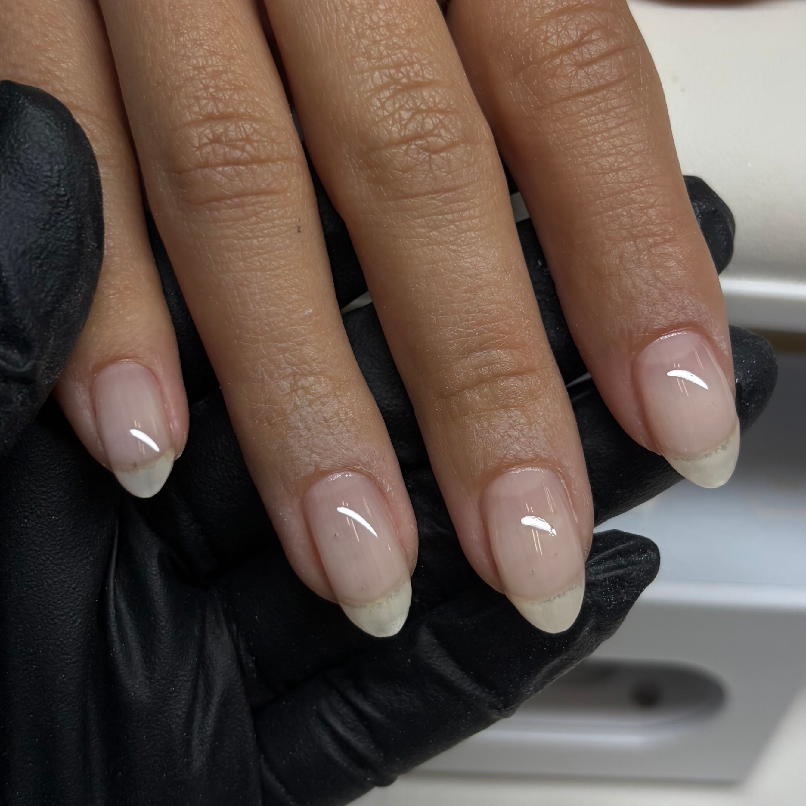 ₊˚⊹ᰔ hard gel manicure at KK NAIL STUDIOS in West Sacramento, CA
