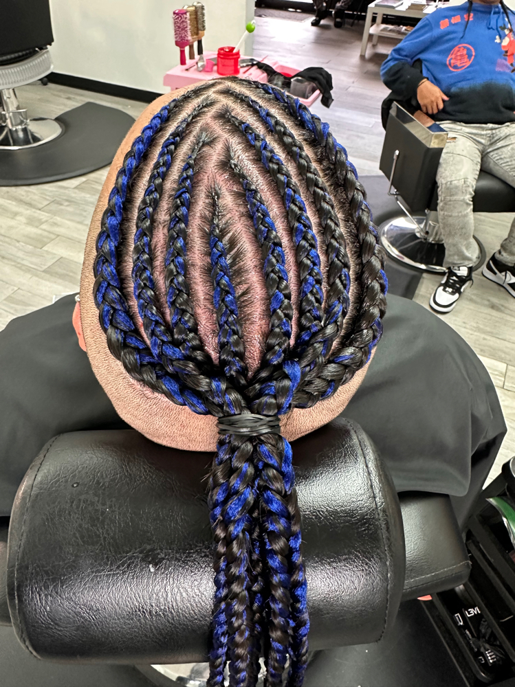 8 Feed-in Braids