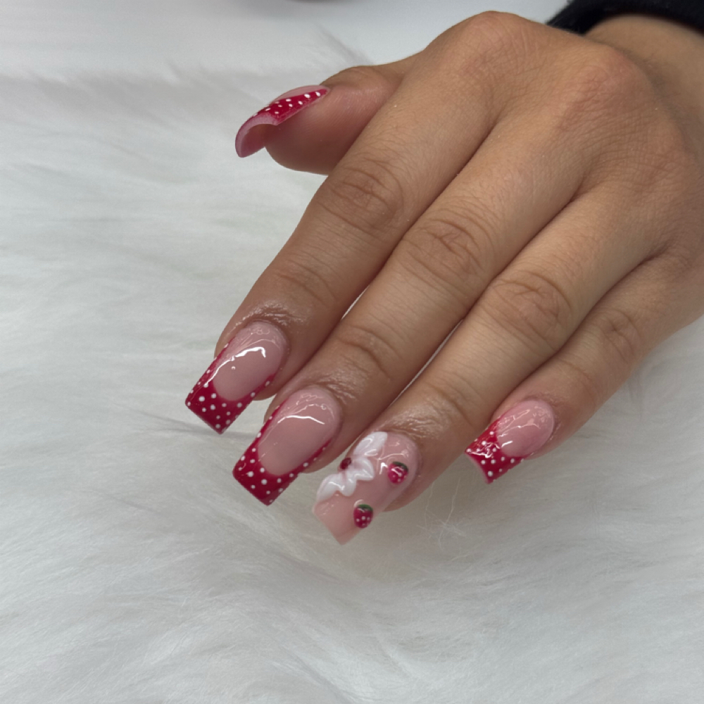 Acrylic Full Set- Long at Reyes Styles Barbershop & Salon in Salisbury, MD