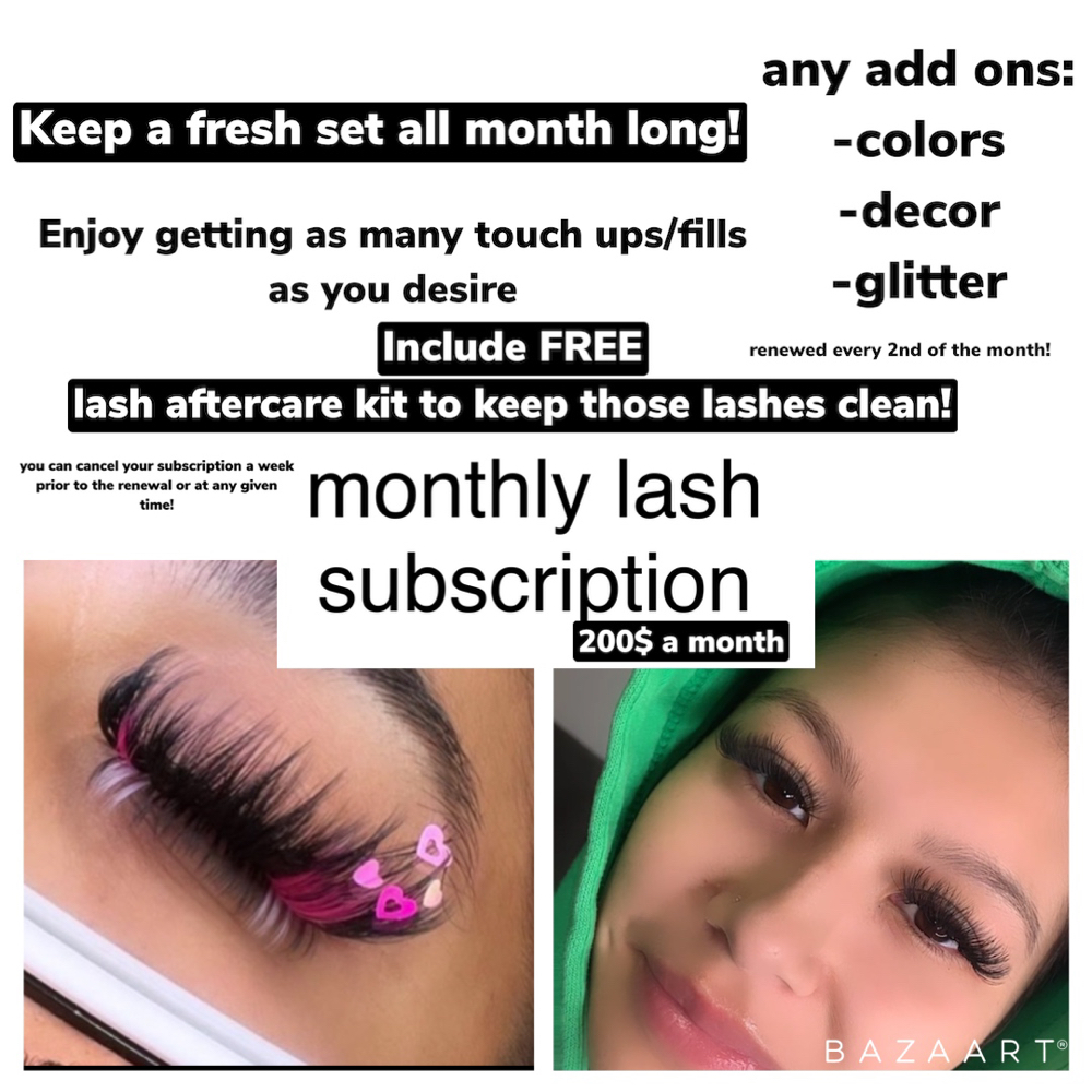monthly Lash Subscription