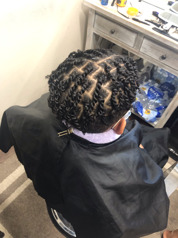 Boys 2 Strand Twist (top)