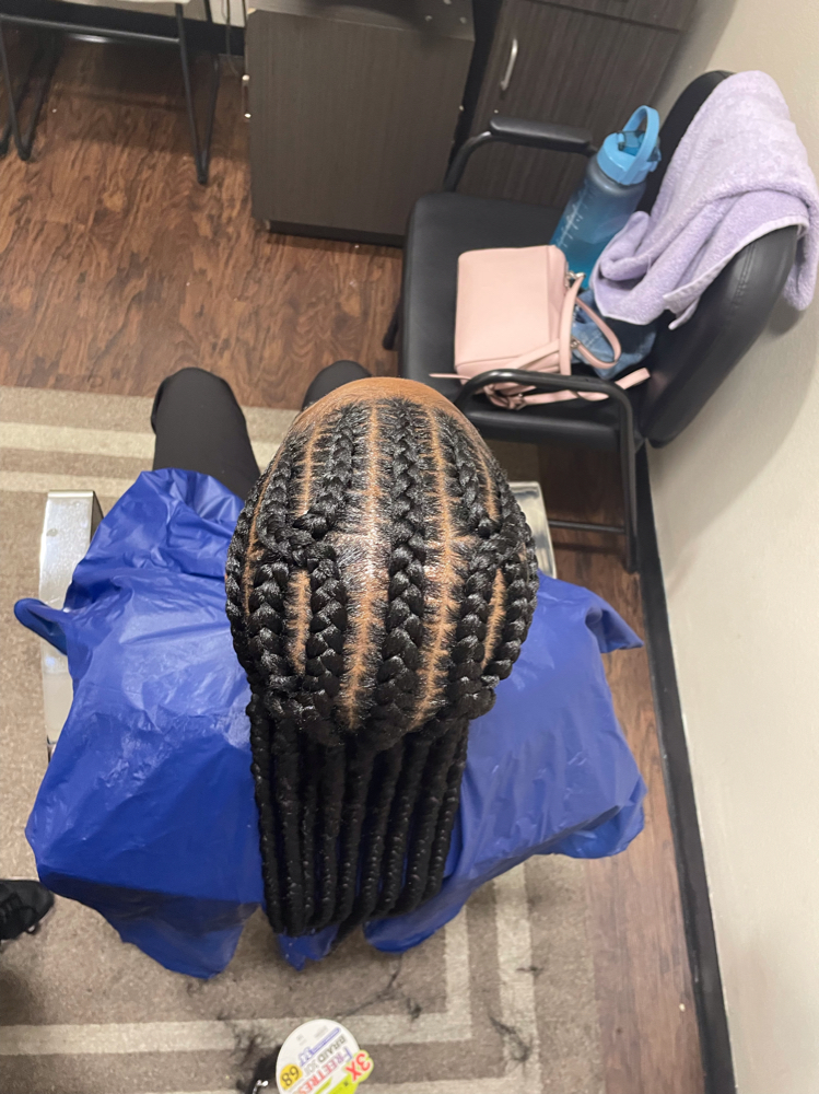 Feed In Designer Cornrows 4-6 (L)