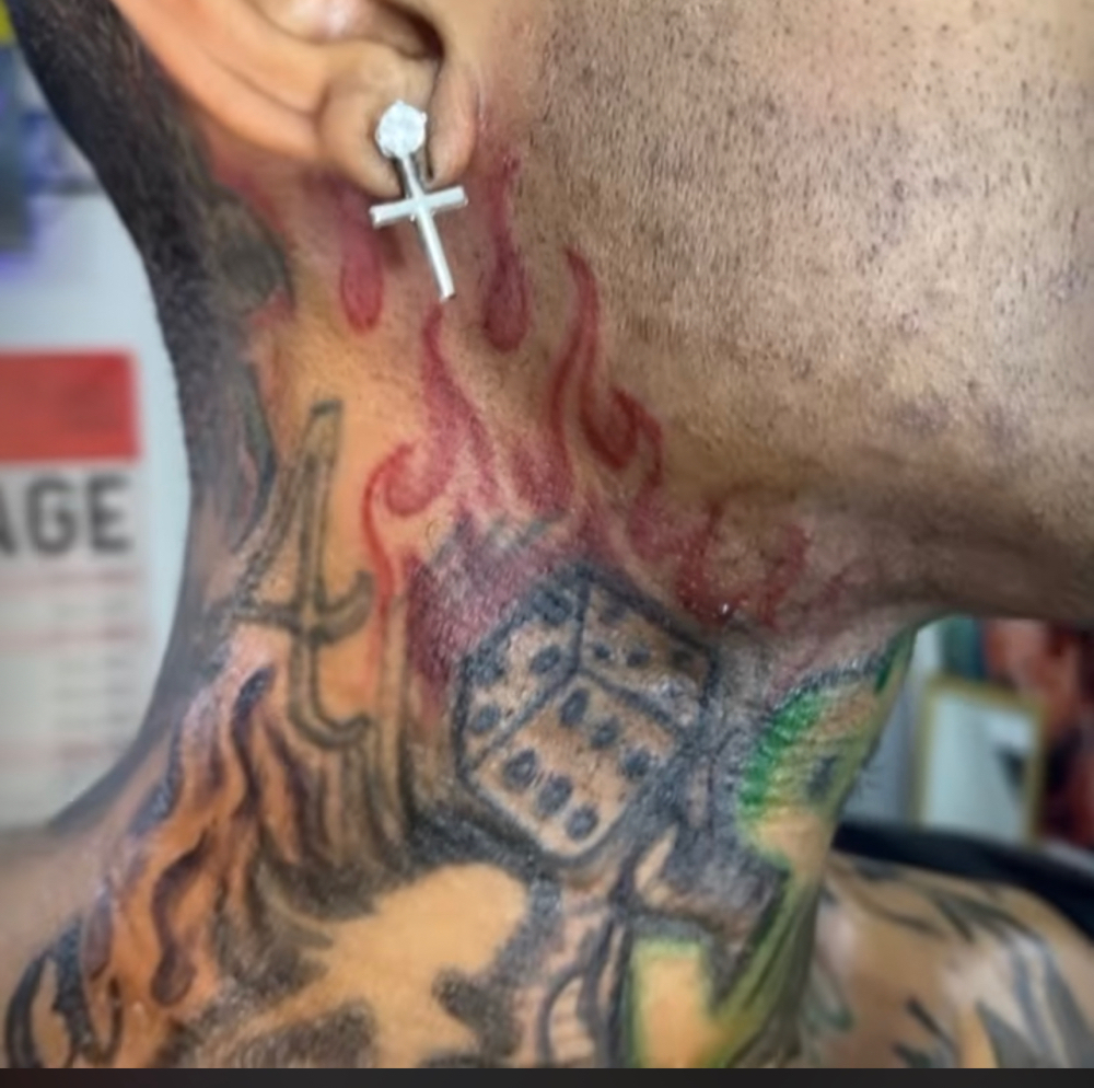 Neck Tattoo