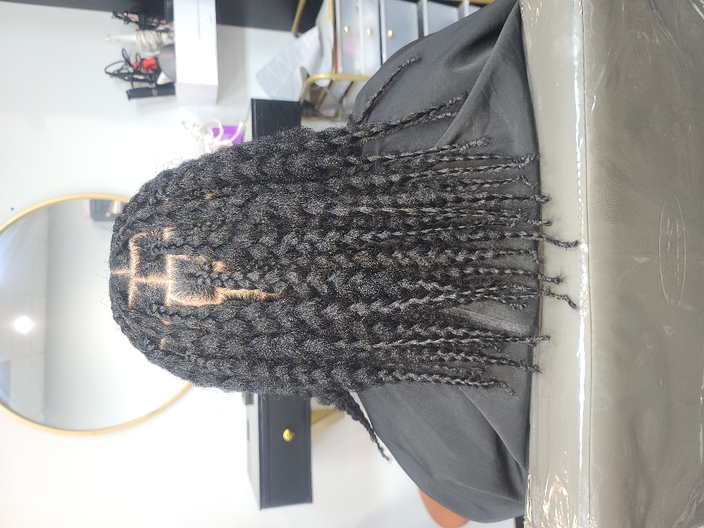 3 Strand Fluffy Braids