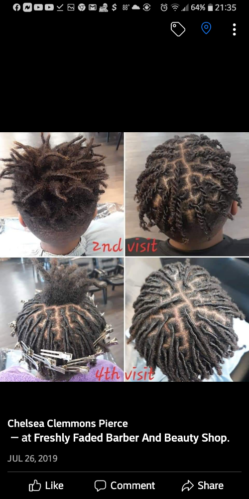 Half Fade Retwist (14+ yrs)