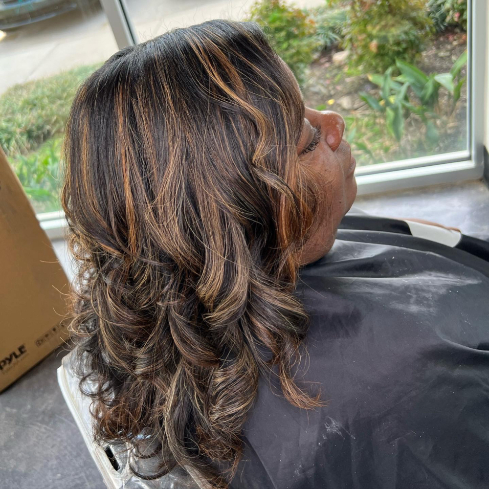 Blowout and Press at Tamed by Talor in Thibodaux, LA